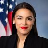 Alexandria Ocasio-Cortez's Close-Up Face Headshot Portrait Celebrity Photo