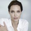 Angelina Jolie's Close-Up Face Headshot Portrait Celebrity Photo