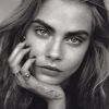 Cara Delevingne's Close-Up Face Headshot Portrait Celebrity Photo