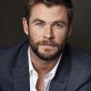 Chris Hemsworth's Close-Up Face Headshot Portrait Celebrity Photo