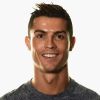 Cristiano Ronaldo's Close-Up Face Headshot Portrait Celebrity Photo