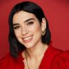 Dua Lipa's Close-Up Face Headshot Portrait Celebrity Photo