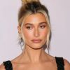 Hailey Bieber's Close-Up Face Headshot Portrait Celebrity Photo