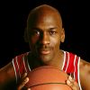 Michael Jordan's Close-Up Face Headshot Portrait Celebrity Photo