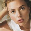 Scarlett Johansson's Close-Up Face Headshot Portrait Celebrity Photo