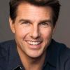 Tom Cruise's Close-Up Face Headshot Portrait Celebrity Photo