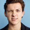 Tom Holland's Close-Up Face Headshot Portrait Celebrity Photo