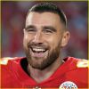 Travis Kelce's Close-Up Face Headshot Portrait Celebrity Photo