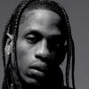 Travis Scott's Close-Up Face Headshot Portrait Celebrity Photo